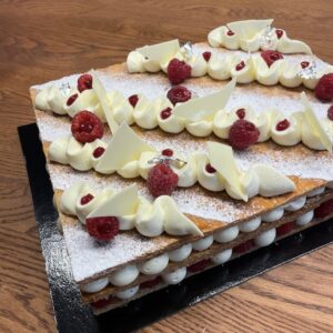 Mille feuille framboise
