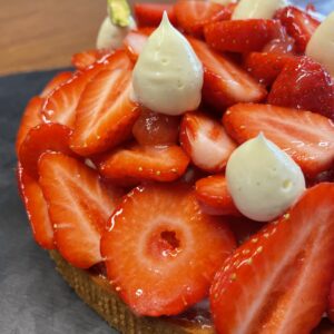 Sablé breton à la fraise